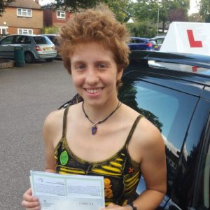 Congratulations to Holly from Streatham on passing your Driving Test with a crash course from Intensive Courses