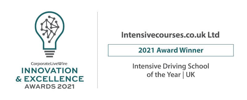 Intensive Courses Driving School of the Year 2021 award