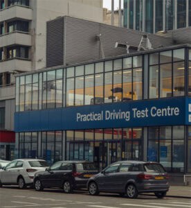 Practical driving test centres, in London and beyond (illustration)